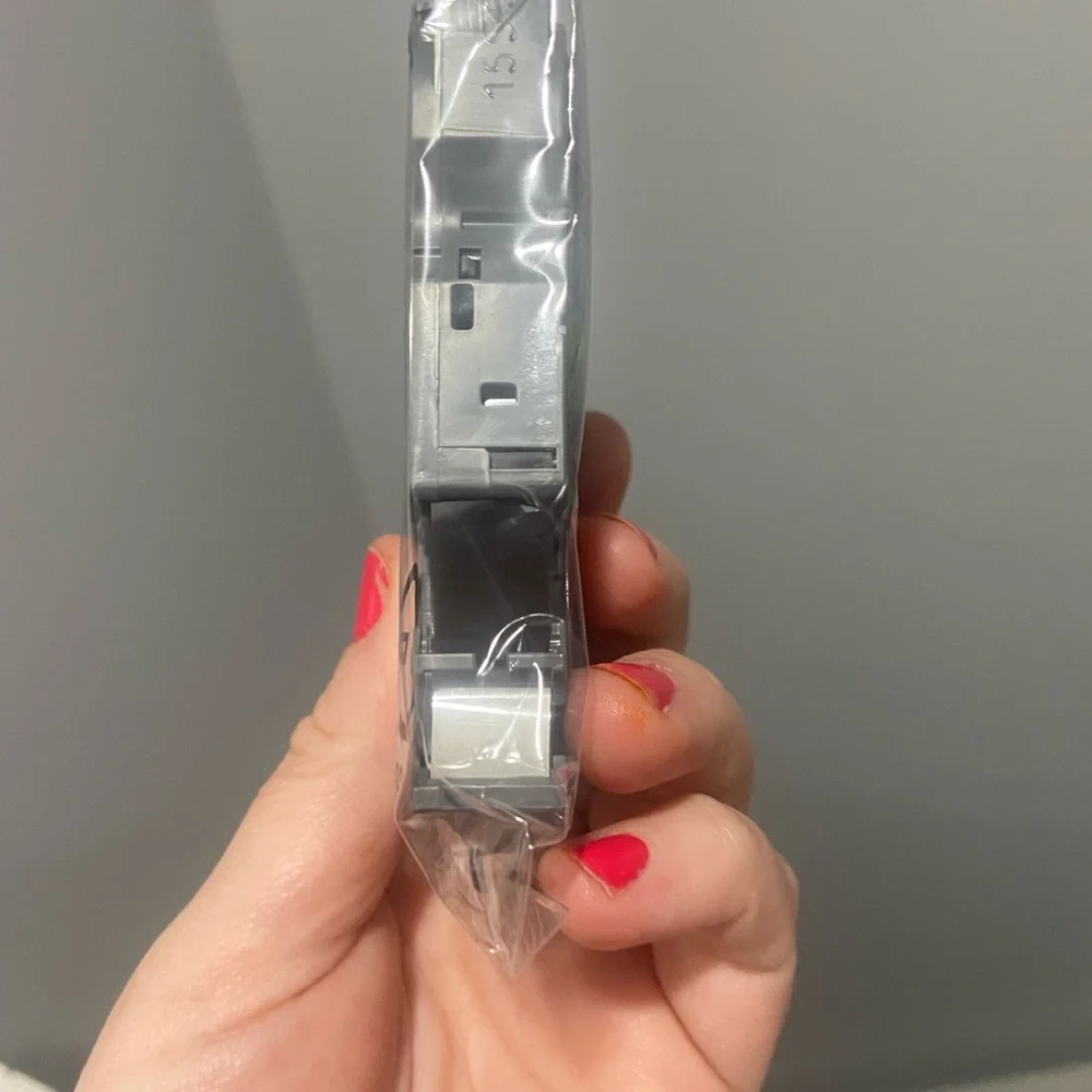 Brother TZe Black on Clear Label Tape